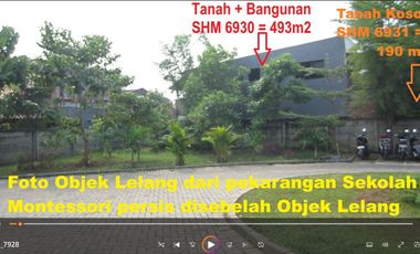 TERMURAH Lelang Rumah 683m2 hanya Rp. 4 juta/m2 di CBD Jakarta Barat & STRATEGIS : < 1 km dari Perumahan Elit Puri Indah & Permata Buana