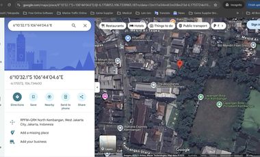 TERMURAH Lelang Rumah 683m2 hanya Rp. 4 juta/m2 di CBD Jakarta Barat & STRATEGIS : < 1 km dari Perumahan Elit Puri Indah & Permata Buana