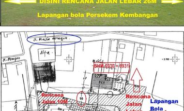 TERMURAH Lelang Rumah 683m2 hanya Rp. 4 juta/m2 di CBD Jakarta Barat & STRATEGIS : < 1 km dari Perumahan Elit Puri Indah & Permata Buana