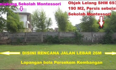 TERMURAH Lelang Rumah 683m2 hanya Rp. 4 juta/m2 di CBD Jakarta Barat & STRATEGIS : < 1 km dari Perumahan Elit Puri Indah & Permata Buana