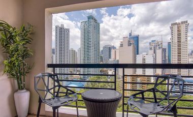 Fully Furnished Studio with Balcony & Park View – Greenbelt Radisson, Makati CBD