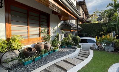 Japanese-Inspired Corner House with Garden & Lanai – For Sale in Alabang