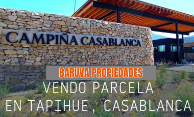 SE VENDE TERRENO EN CASABLANCA