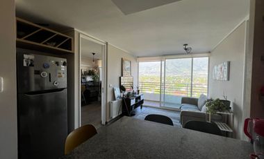 a pasos del mall plaza egaña arriendo depto nuevo con linda vista