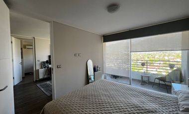 a pasos del mall plaza egaña arriendo depto nuevo con linda vista