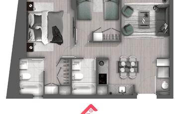 Vendemos Departamento nuevo en distrito bustamante, Santiago