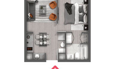 Vendemos Departamento nuevo en distrito bustamante, Santiago