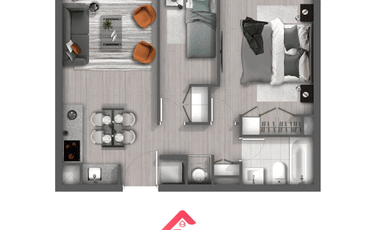 Vendemos Departamento nuevo en distrito bustamante, Santiago