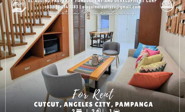2-Bedroom, 2-Bathroom Townhouses for Rent – Cut-Cut, Angeles City, Pampanga