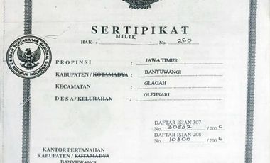 Dijual Rumah Gaya Klasik Eropa – Glagah, Banyuwangi