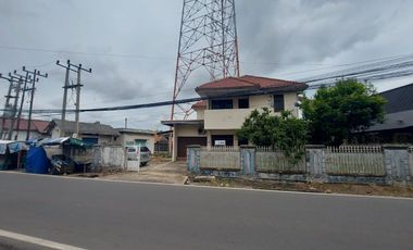 DIJUAL TANAH KOMERSIAL + BANGUNAN EKS STASIUN ANTV JALAN DWIKORA II PALEMBANG