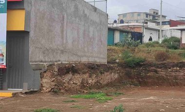 Terreno comercial en RENTA,  321 m2 a un costado de Oxxo Nopancalco.  Pachuca Hgo.