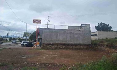 Terreno comercial en RENTA,  321 m2 a un costado de Oxxo Nopancalco.  Pachuca Hgo.