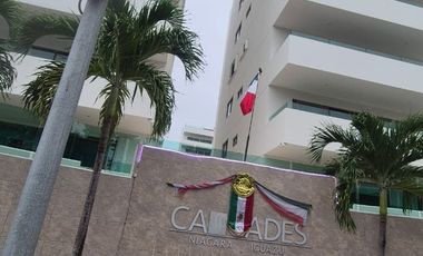 DEPARTAMENTO EN RENTA CONDOMINIO CASCADES, RESIDENCIAL AQUA, AV. HUAYACAN, CANCÚN, Q. ROO
