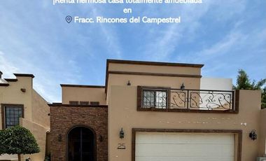 CASA EN RENTA RINCONES DEL CAMPESTRE