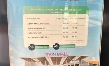 Apartemen Meikarta Cikarang 2 BR District 1 Tower Princeton Unfurnished