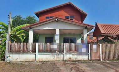 A5-0623 ขายบ้านครึ่งตึกครึ่งไม้ บ้านม่วงแก้ว หนองบัวลำภู (โปรโมชั่นจนถึงวันที่ 30 ธันวาคม 2568)