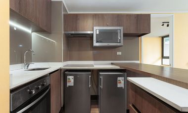 Depto. 2D-2B-1Est. Tipo Mariposa Domeyko/Jose Miguel Carrera-metro Toesca