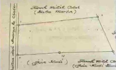 Disewa kavling strategis saidan patun Buaran Tangerang Selatan