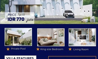 tropical garden villa full pengelolaan management profesional