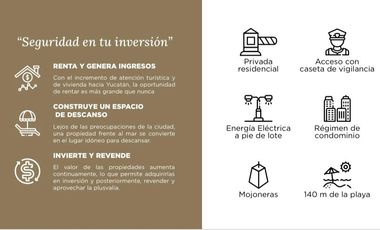 Lotes Residenciales en Chixchulub