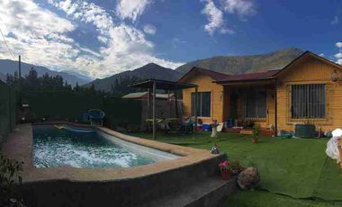 Casa 3 dorm. c/Piscina, El Manzano, San José de Maipo