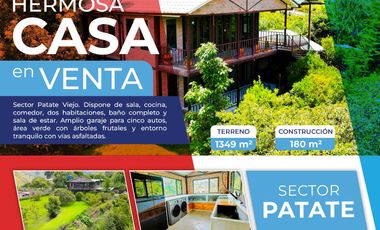 CASA - PATATE VIEJO, Patate, Ecuador