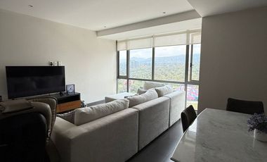 Departamento con vista panorámica y amenidades de lujo: alberca, gym, spa y seguridad 24 hrs. en Be Grand Pedregal,