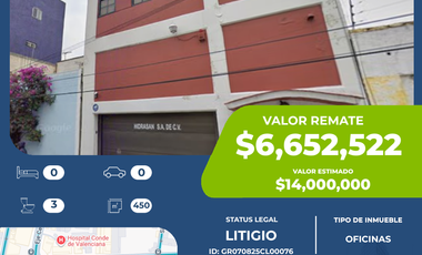 Edificio en venta en Obrera, Cuauhtémoc