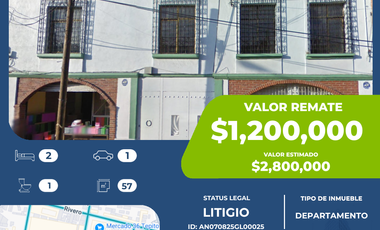 Departamento en venta en Plaza Tepito, Cuauhtémoc