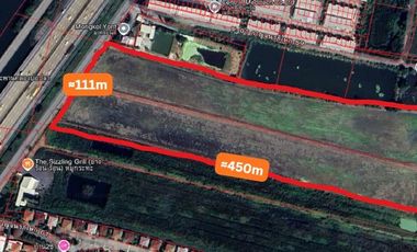 Golden Opportunity! Prime High-Potential Land for Sale near Mega Bangna — Perfect for Luxury Housing Development Kanchanaphisek Road