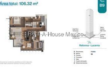 Departamento luminoso en venta en Juarez con Alberca y Gimnasio