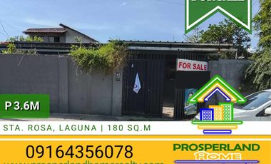 HOUSE AND LOT FOR SALE – STA. ROSA, LAGUNA