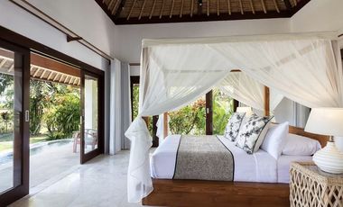 FREEHOLD | COLONIAL-STYLE VILLA WITH JUNGLE AND RICE FIELD VIEWS - UBUD TEGALLALANG