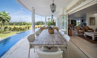 FREEHOLD | COLONIAL-STYLE VILLA WITH JUNGLE AND RICE FIELD VIEWS - UBUD TEGALLALANG