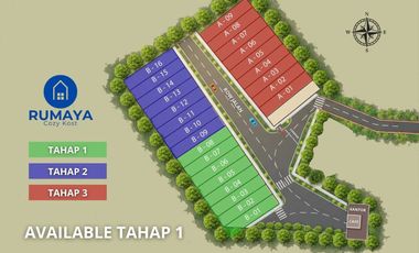 Dijual Rumah Kos 5 Kamar Full Furnish 900 Jutaan SHM Pinggir Jalan Raya dekat IPB