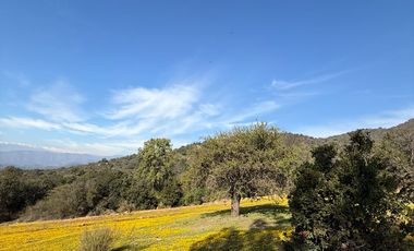 Parcelas Semiplanas con Hermosas Vistas en Aculeo