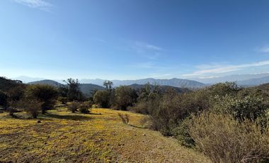 Parcelas Semiplanas con Hermosas Vistas en Aculeo