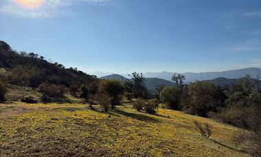 Parcelas Semiplanas con Hermosas Vistas en Aculeo