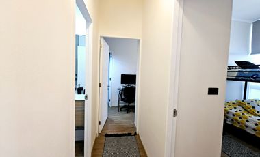 Departamento con Patio Interior en exclusivo Condominio, Huechuraba