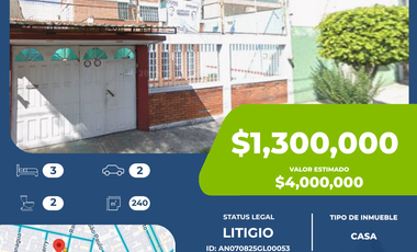 Casa en venta en Residencial Zacatenco, Gustavo A. Madero