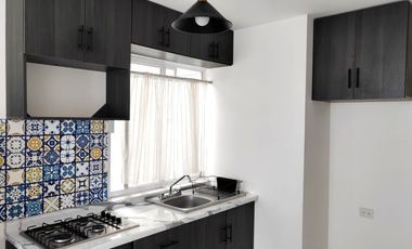 Departamento seminuevo en fraccionamiento, 2 habitaciones, 1 baño.