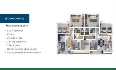 Departamentos en preventa Coto Caoba en Parques del Bosque