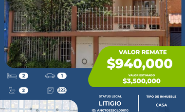 Casa en venta en Prado Churubusco, Coyoacán