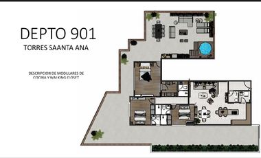 DEPARTAMENTOS EN VENTA. EDIFICIO TORRES SANTA ANA