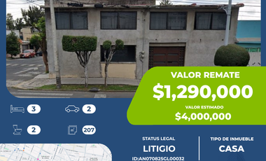 Casa En Venta En Avenida 508 San Juan de Aragón I Sección Gustavo A. Madero Ciudad de México