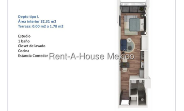 Venta de LOFT en Monumento a la Revolución Colonia tabacalera cercano a Reforma