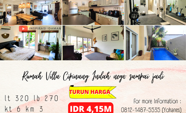 Rumah Siap Huni Villa Cipinang Indah Ada Pool