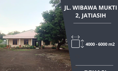 DIJUAL: Tanah di Jl. Wibawa Mukti 2, Kec. Jatiasih, Kel. Jatisari, Bekasi.