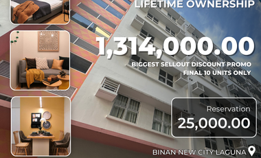 2 BEDROOM CONDO 40SQM AT TERRACES JUBILATION BINAN LAGUNA